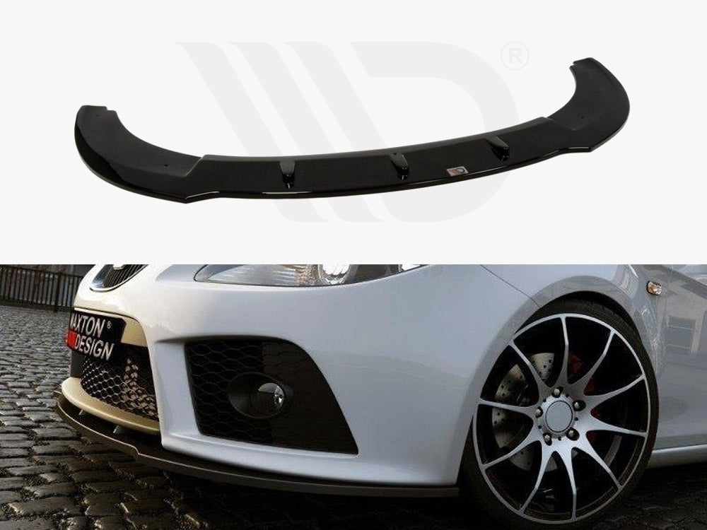 Maxton Design SE-LE-2-FR-FD1T Front Splitter Seat Leon Fits | ML Performance UK Car Parts
