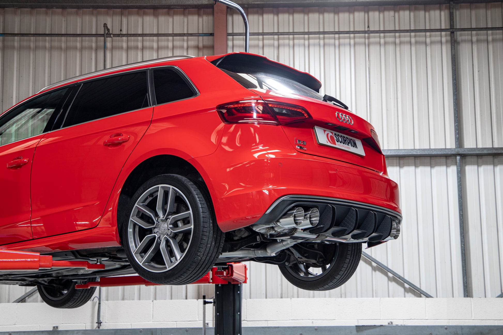 Scorpion SAUS108 Audi S3 8V Non-Resonated Cat/Gpf-Back System With Valves | ML Performance EU EU