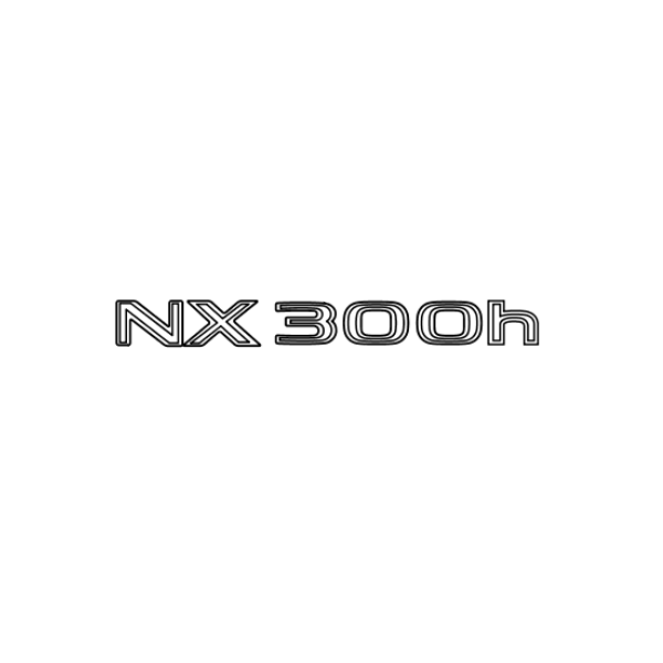 Genuine Lexus 75443-78030 NX Phase 1 Boot NX300h Emblem