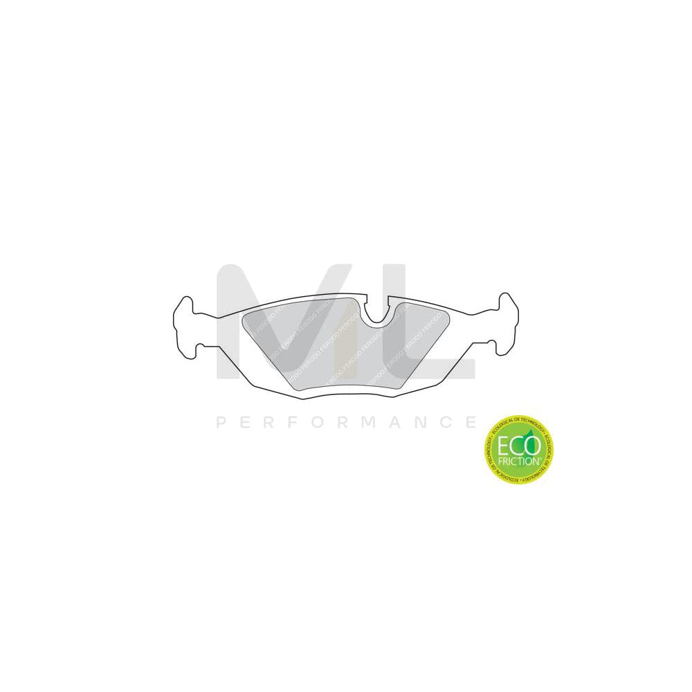 Ferodo Premier Eco Friction Fdb1336 Brake Pad Set Not Prepared For Wear Indicator, Without Accessories | ML Performance Car Parts