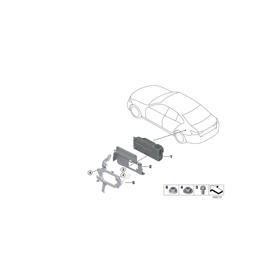 Genuine BMW 65159865517 G20 G21 Bracket Asd/Icam (Inc. 320i, 320iX & 330d) | ML Performance EU
