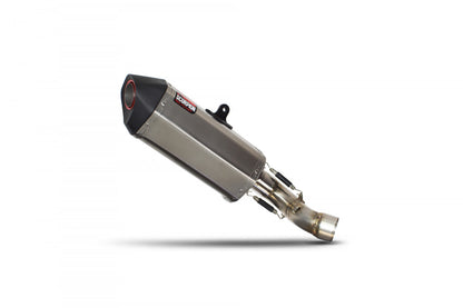 Scorpion RYA107SEO Yamaha XSR900 Serket Parallel Slip-On - Brushed Stainless Steel Sleeve | ML Performance EU EU