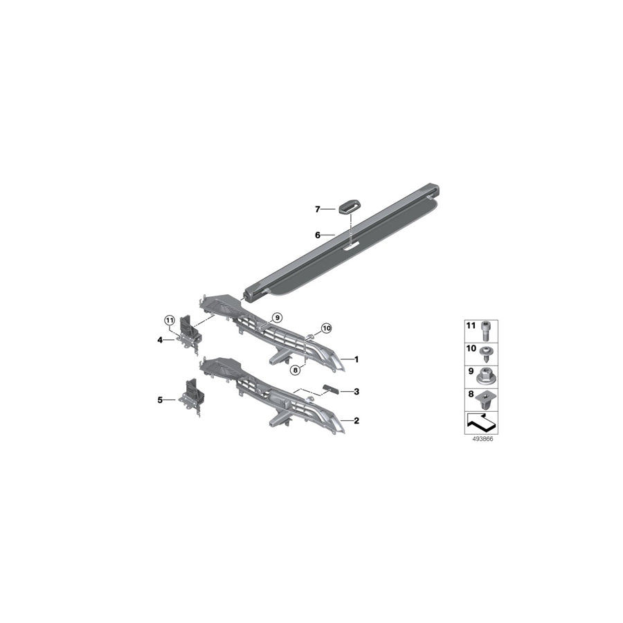 Genuine BMW 51477438268 G05 Support Right (Inc. X5 M50iX, X5 25dX & X5 40iX) | ML Performance EU Car Parts