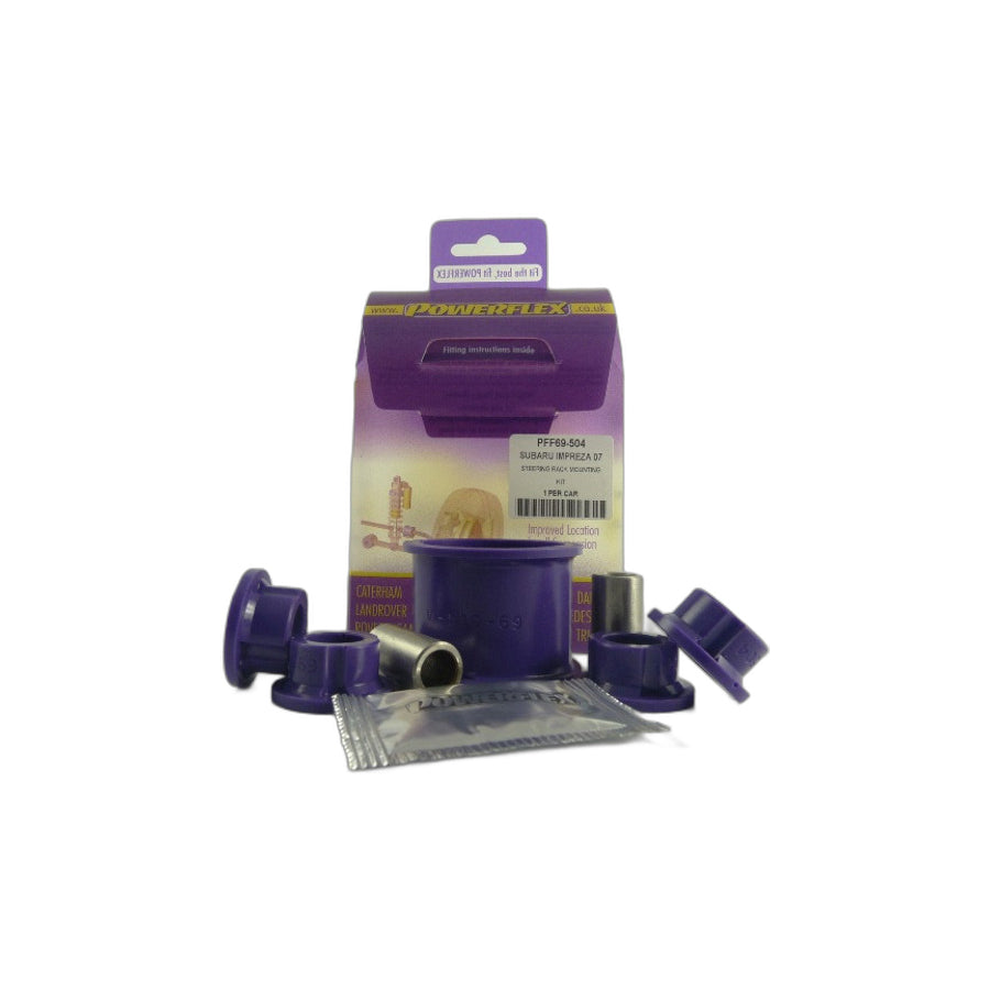 Powerflex PFF69-504 Subaru Steering Rack Mounting Kit (Inc. Impreza & Forester) | ML Performance EU Car Parts