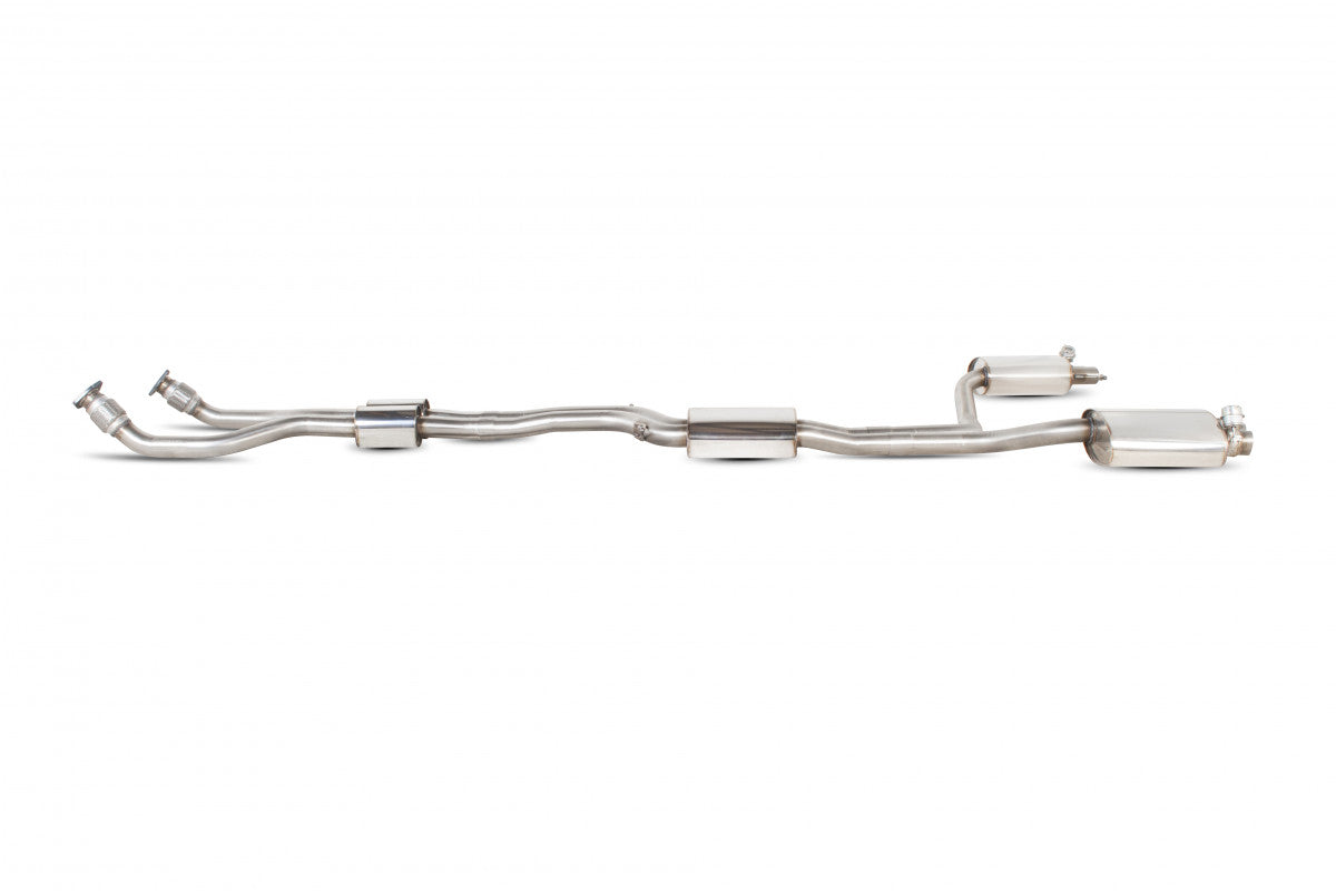 Scorpion SAU048SYS Audi RS4 B8 Resonated Cat-Back System Inc Active Exhaust Valve | ML Performance EU EU
