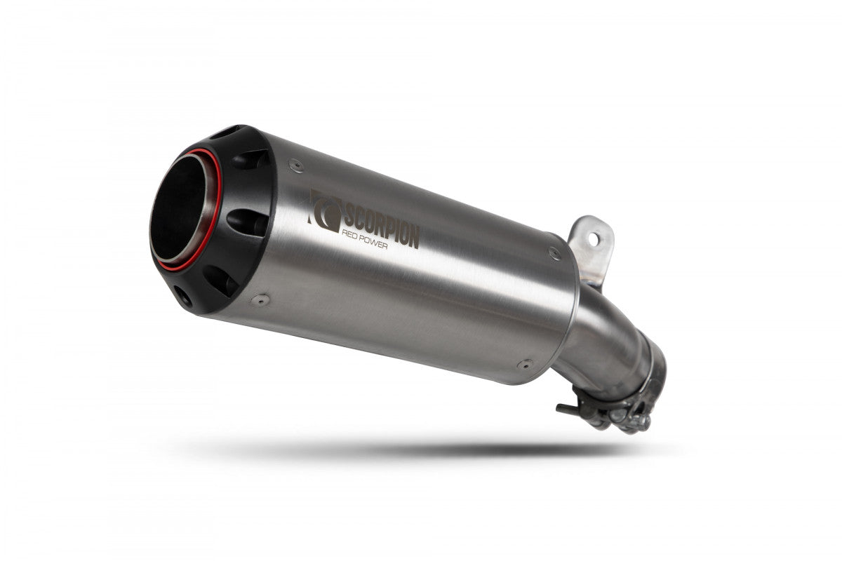 Scorpion PSI125SEO Suzuki GSX-S 1000 Katana Red Power Slip-On - Brushed Stainless Steel Sleeve | ML Performance EU EU