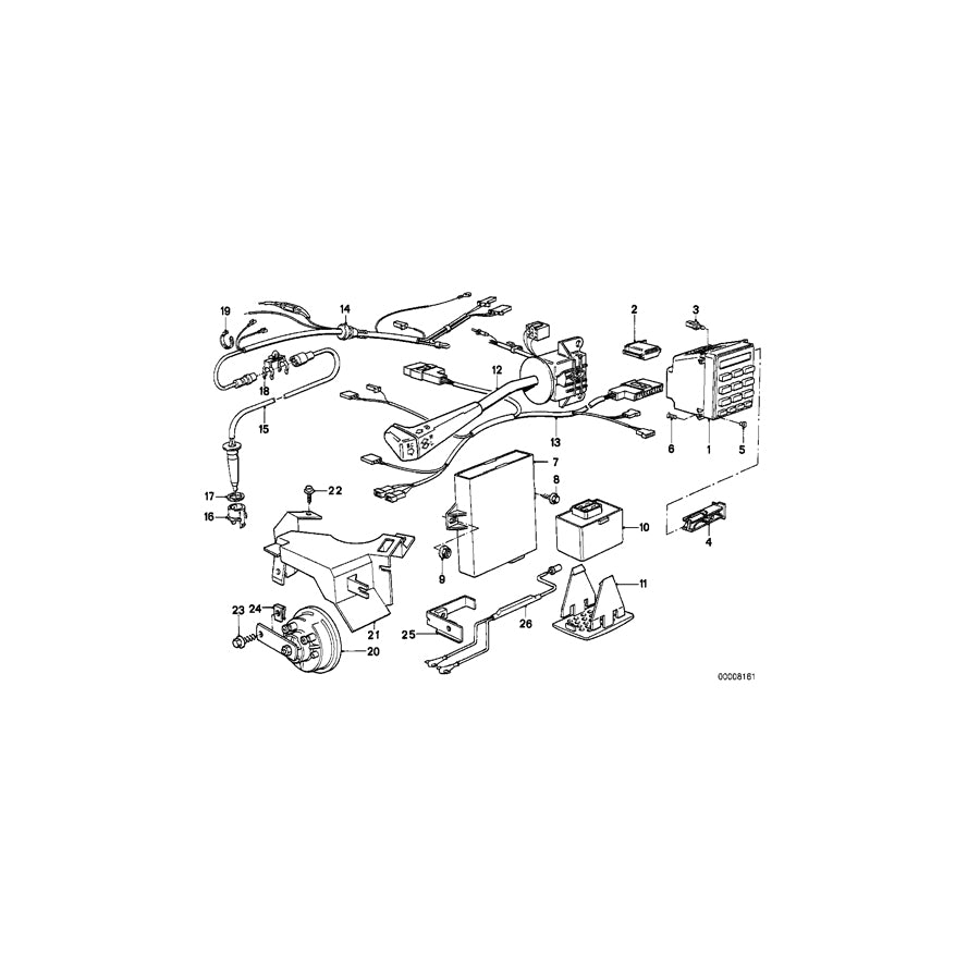 Genuine BMW 65812233148 E30 Coding Plug M SPORT E 3 (Inc.  & M3) | ML Performance EU Car Parts