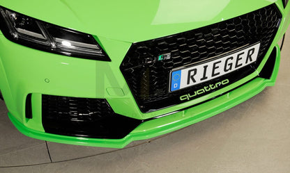 Rieger 00055176 Audi 8J 8J1-FV 8S TTRS Front Splitter 5 | ML Performance EU Car Parts