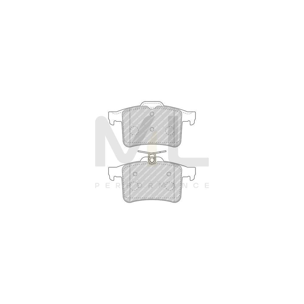 Ferodo Premier Eco Friction Fvr833 Brake Pad Set Not Prepared For Wear Indicator, With Accessories | ML Performance Car Parts