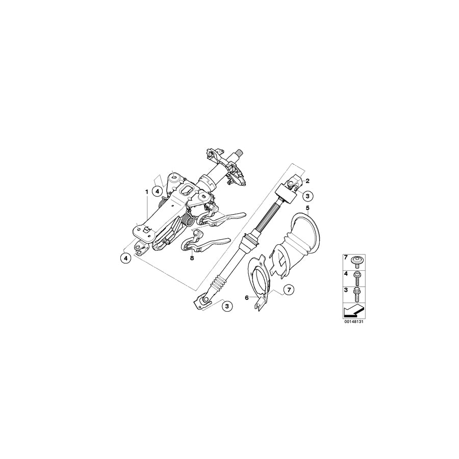 Genuine BMW 32306766052 F03 F07 E60 Fillister Head With Washer (Inc. 528iX, 635d & 760i) | ML Performance EU