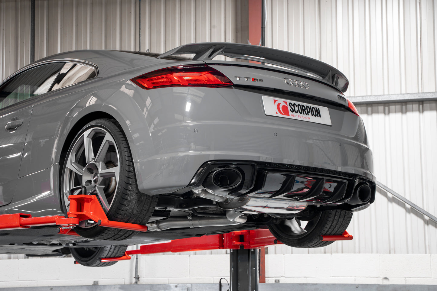 Scorpion SAU081CF Audi TTRS MK3 Resonated Cat/Gpf-Back System With Valves | ML Performance EU EU