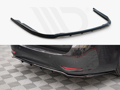 Maxton Design TO-AV-3F2-RD1T+RD2T Central Rear Splitter (vertical Bars) Toyota Avensis MK3.5 (2015-2018) | ML Performance UK Car Parts