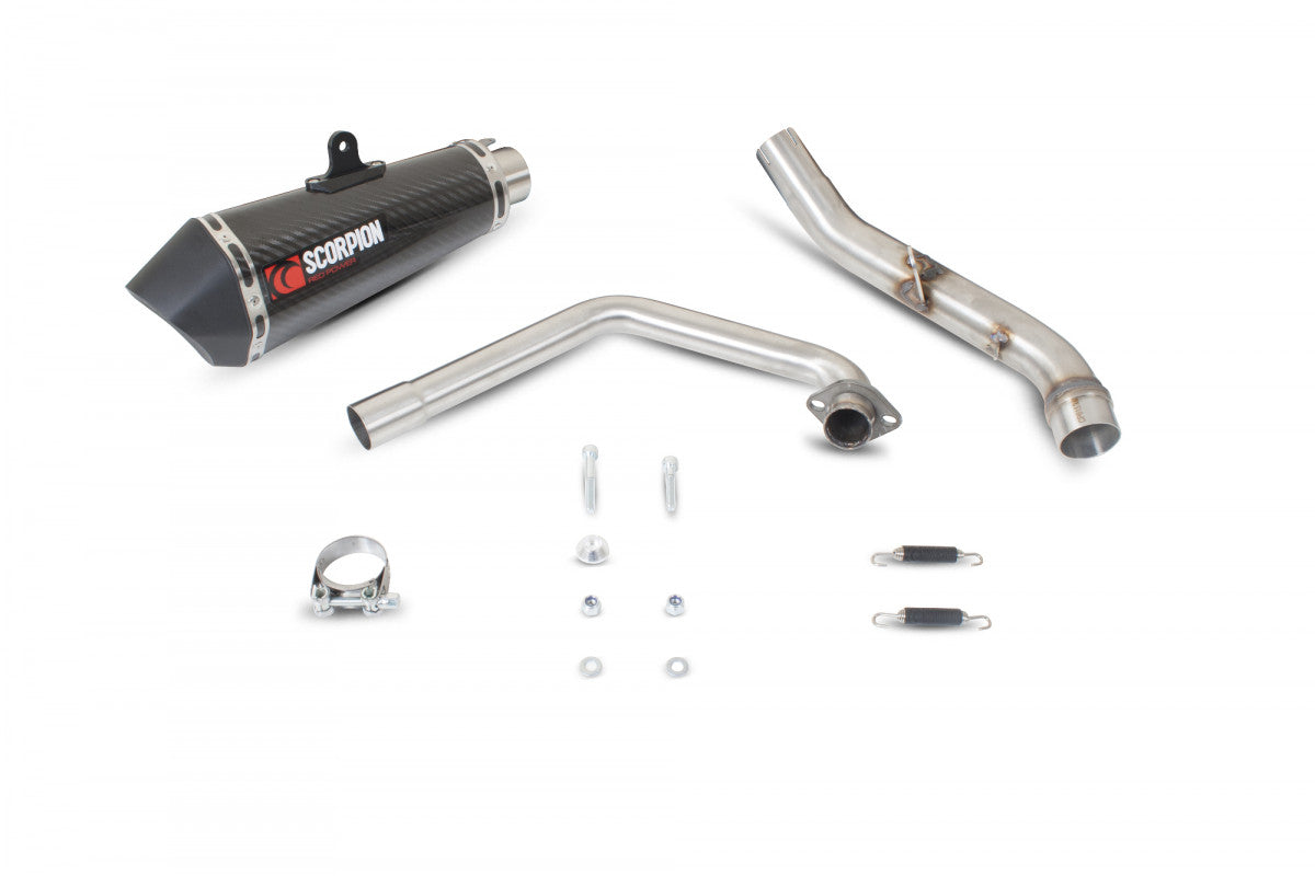 Scorpion RHA151CEO Honda CBR125 R Serket Taper Full System - Carbon Fibre Sleeve | ML Performance EU EU