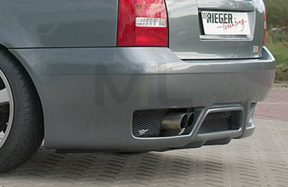 Rieger 00055056 Audi B5 A4 Rear Bumper 2 | ML Performance EU Car Parts