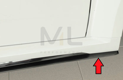 Rieger 00055182 Audi 8J-FV 8S Side Skirt Splitter (TT, TTS & TTRS) 9 | ML Performance EU Car Parts
