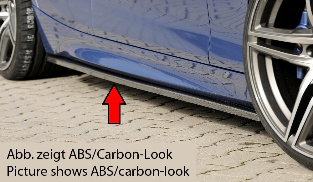 Rieger 00035053 BMW F20 Right Side Skirt Splitter 1 |ML Performance EU Car Parts