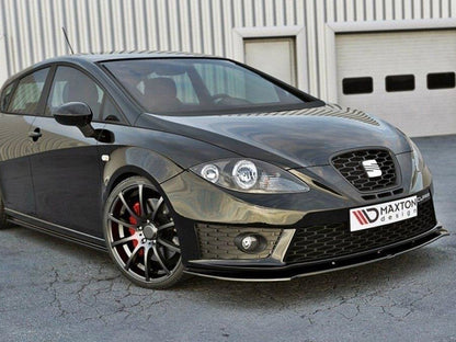 Maxton Design Seat Leon MK2 Cupra / Fr Facelift Front Splitter V.1