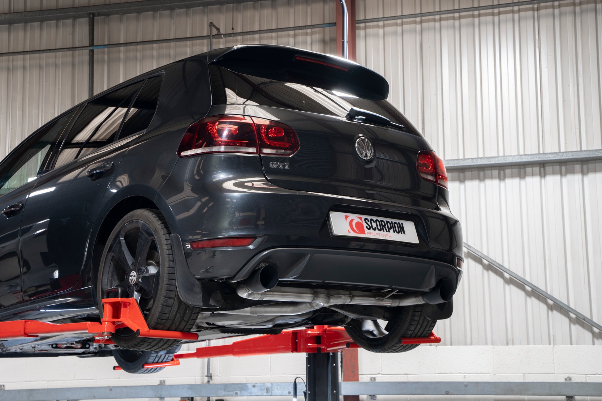 Scorpion SVW071C VW Resonated Predator Cat-Back System (Golf Mk6 Gti 2.0 Tsi & Edition 35) | ML Performance EU EU