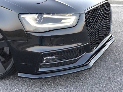 Maxton Design Audi S4 / A4 S-Line B8 FL Front Splitter V.1