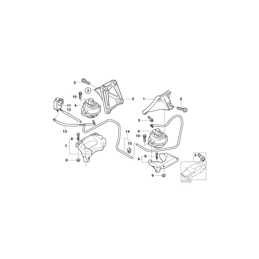 Genuine BMW 22116779980 E66 E67 E65 Console Right (Inc. 740d, 745d & 760Li) | ML Performance EU Car Parts