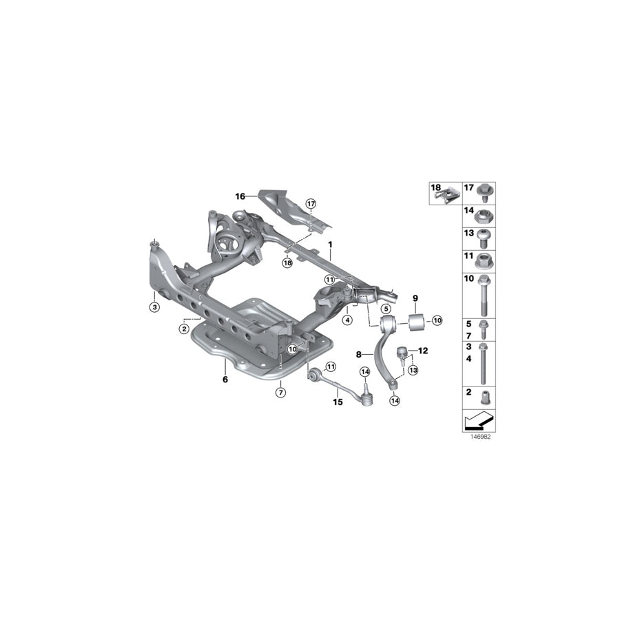 Genuine BMW 32411094185 F15 E90 E63 Blind Rivet Nut, Flat Headed M6 (Inc. 320xd, X1 23dX & 530d) | ML Performance EU