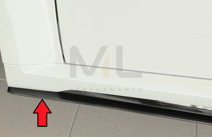 Rieger 00055181 Audi 8J-FV 8S Side Skirt Splitter (TT, TTS & TTRS) 9 | ML Performance EU Car Parts