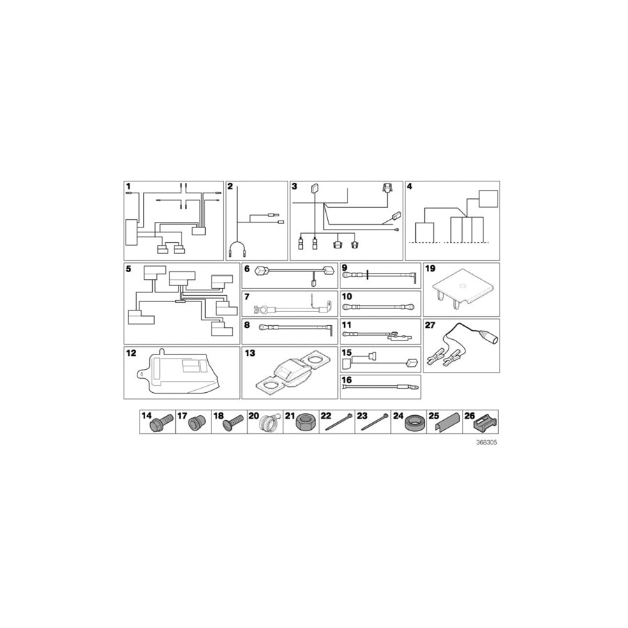 Genuine BMW 52008321643 Edge Protection 153 90CM (Inc. M235i Racing) | ML Performance EU