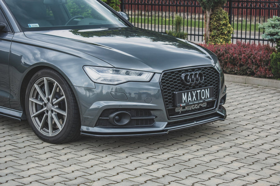 Maxton Design Audi S6 / A6 S-Line C7 FL Front Splitter V.1