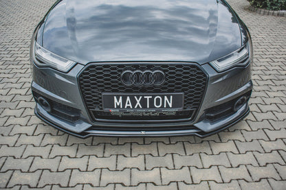 Maxton Design Audi S6 / A6 S-Line C7 FL Front Splitter V.1