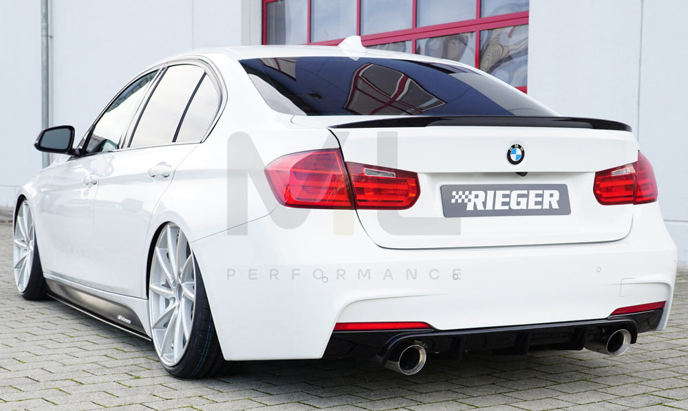 Rieger 00053464 BMW 3 Series F30 F31 Side Skirt Splitter 4 | ML Performance EU Car Parts
