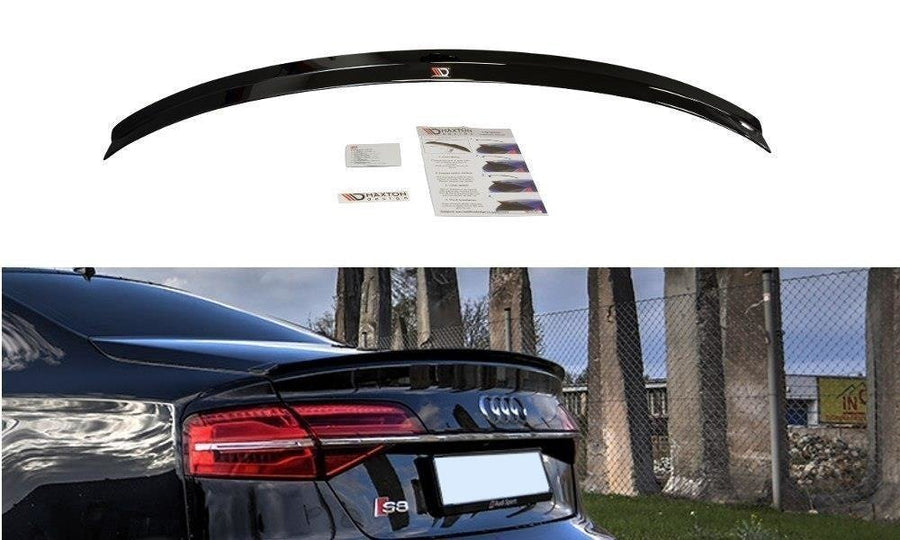 Maxton Design AU-S8-D4-CAP1T Spoiler Cap Audi S8 D4 FL | ML Performance UK Car Parts