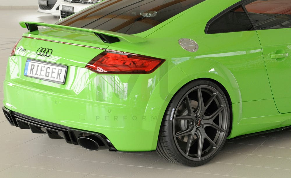 Rieger 00055174 Audi 8J 8J1-FV 8S TTRS Rear Side Splitter 8 | ML Performance EU Car Parts