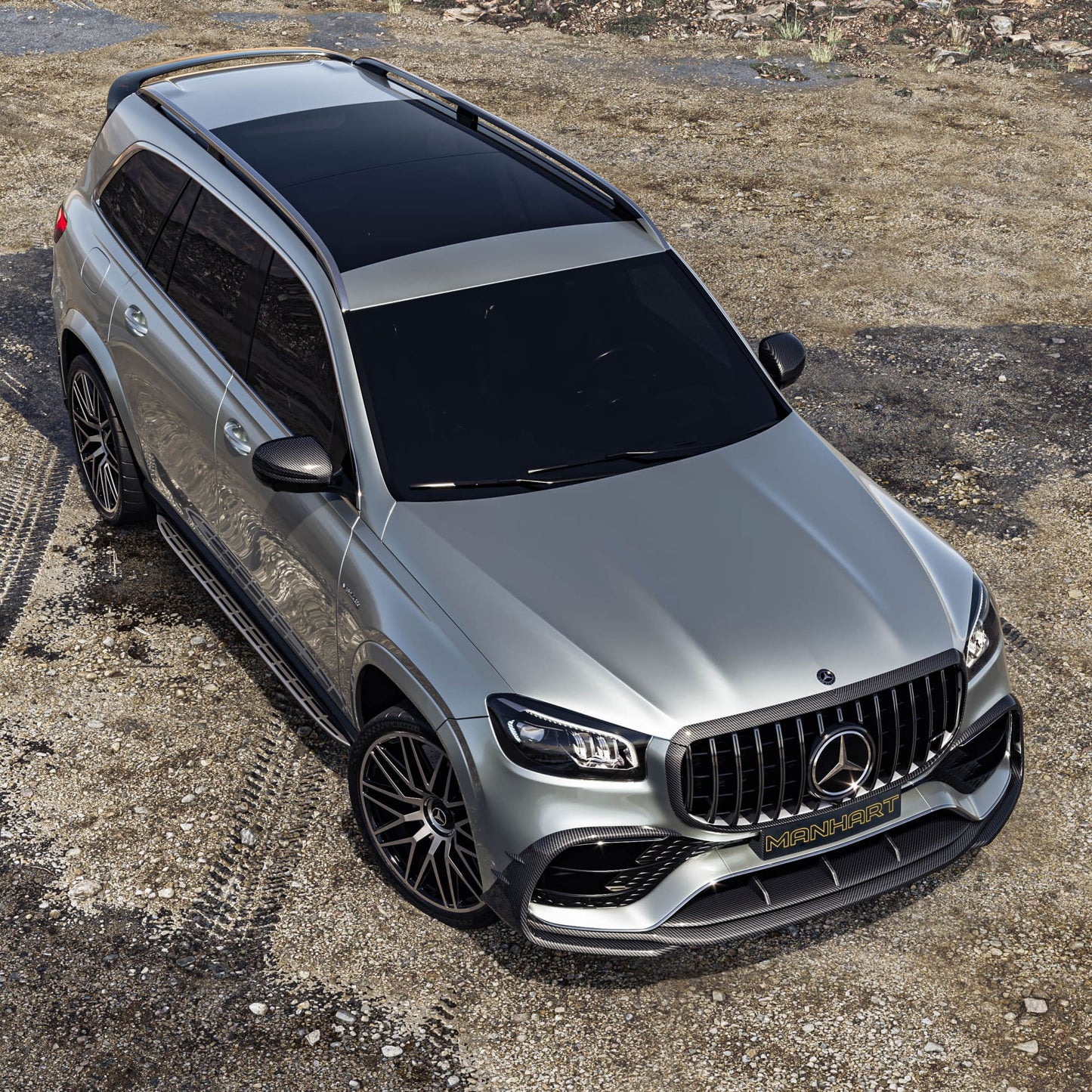 MANHART CARBON FRONT SPOILER FOR MERCEDES-AMG GLS 63