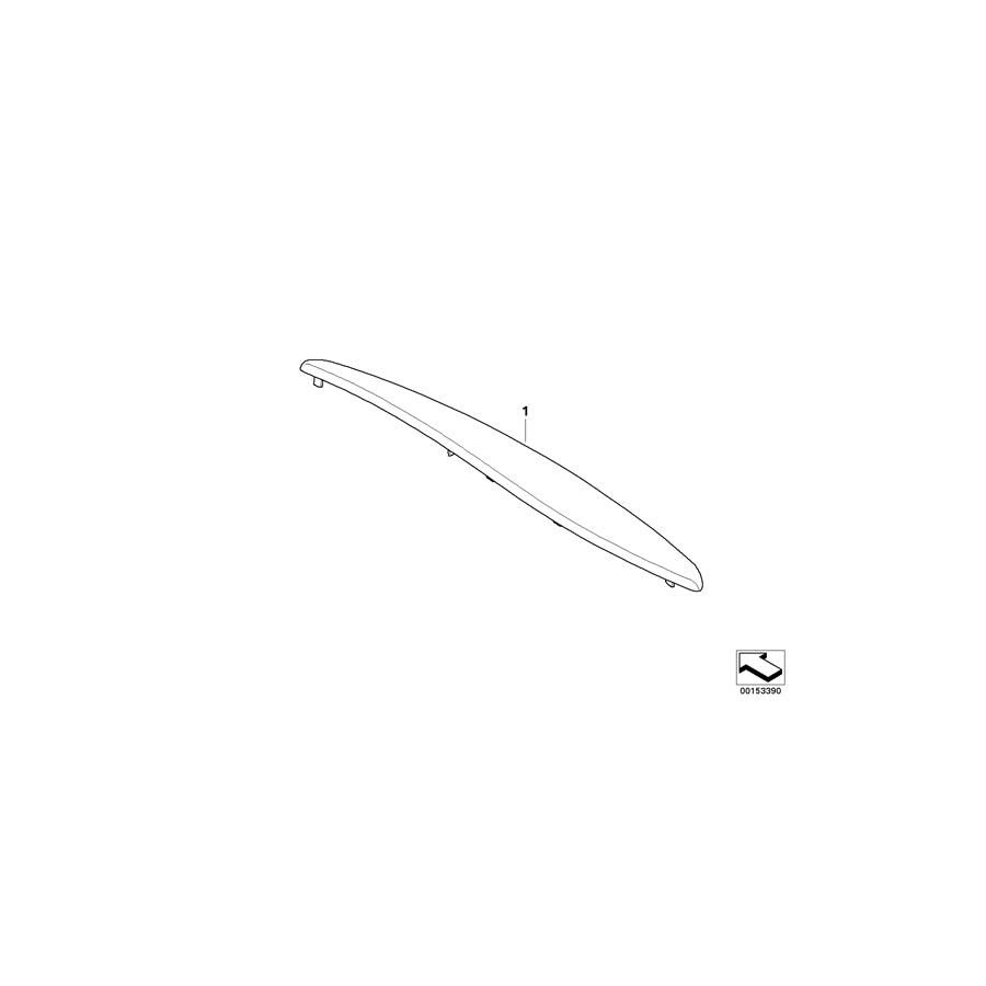 Genuine BMW 51437903619 E92 E93 Armrest, Upper Section, Rear Left SCHWARZ (Inc.  & M3) | ML Performance EU Car Parts