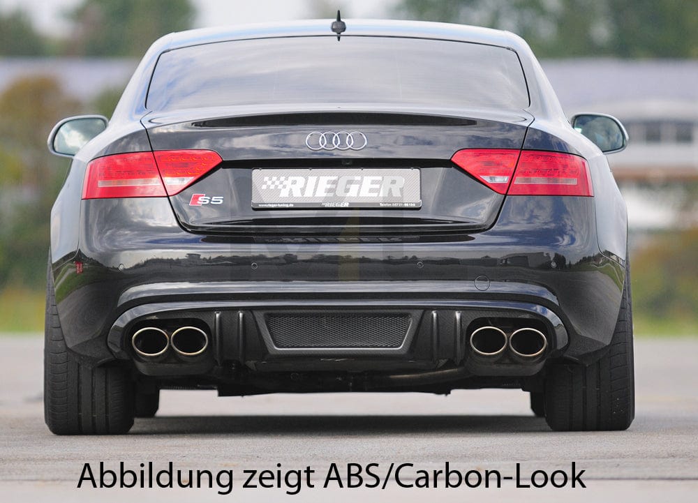 Rieger 00055442 Audi B8 B81 Rear Diffuser (A5 & S5) 2 | ML Performance EU Car Parts