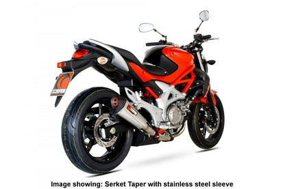 Scorpion RSI105TEO Suzuki Gladius 650 Serket Taper Slip-On - Titanium Sleeve | ML Performance EU EU