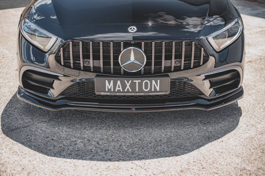 Maxton Design Mercedes Benz CLS-Class C257 AMG-Line Front Splitter V.3