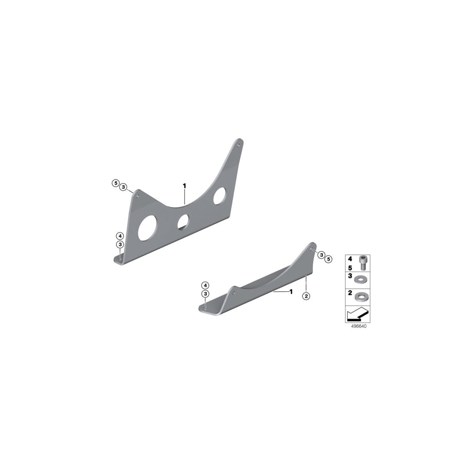 Genuine BMW 52008428057 Seat Rail Right FOR TAXI SEAT (Inc. M6 GT3) | ML Performance EU