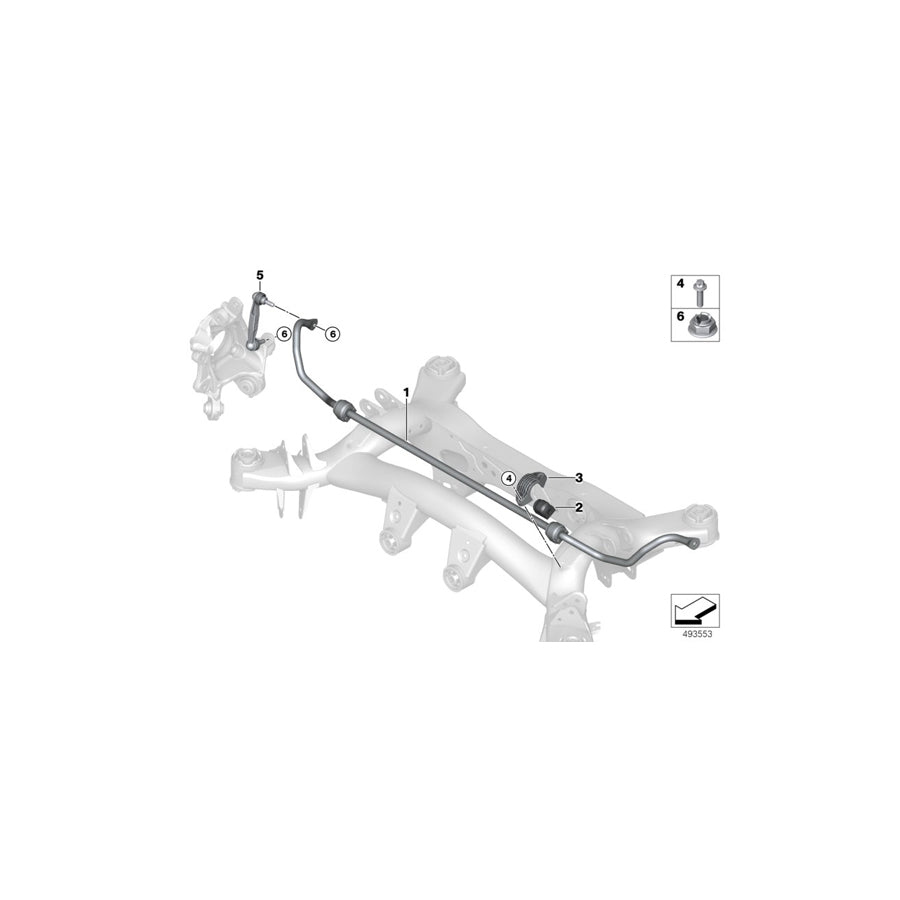 Genuine BMW 33556865708 G20 Stabilizer Support (Inc. 330e, 320d & 330i) | ML Performance EU