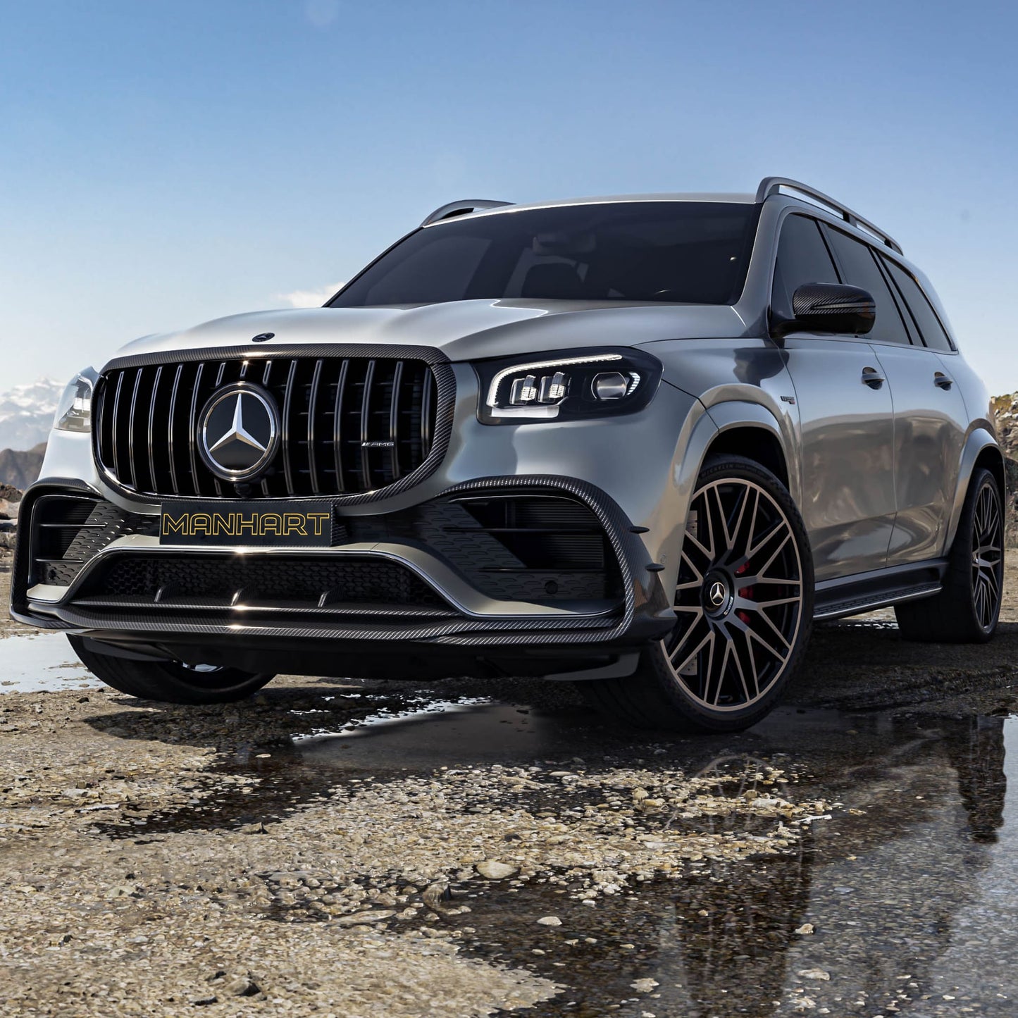 MANHART CARBON FRONT SPOILER FOR MERCEDES-AMG GLS 63