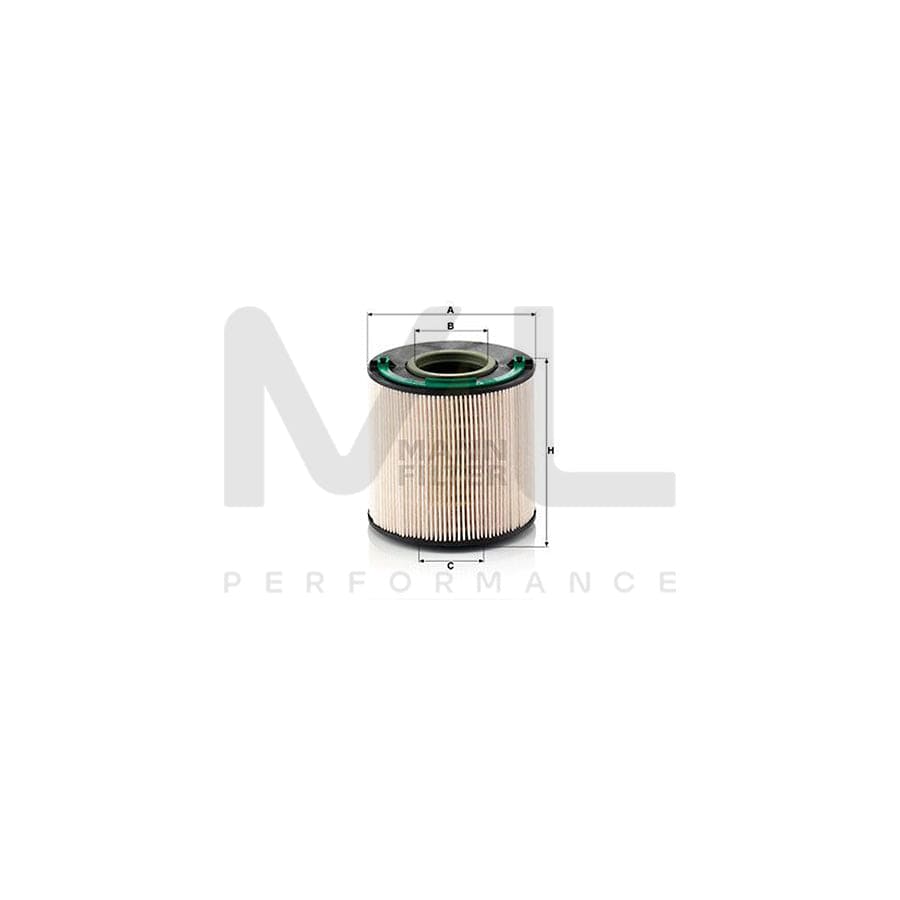 MANN-FILTER PU 1040 x Fuel filter for VW Touareg I (7LA, 7L6, 7L7) with seal | ML Performance Car Parts