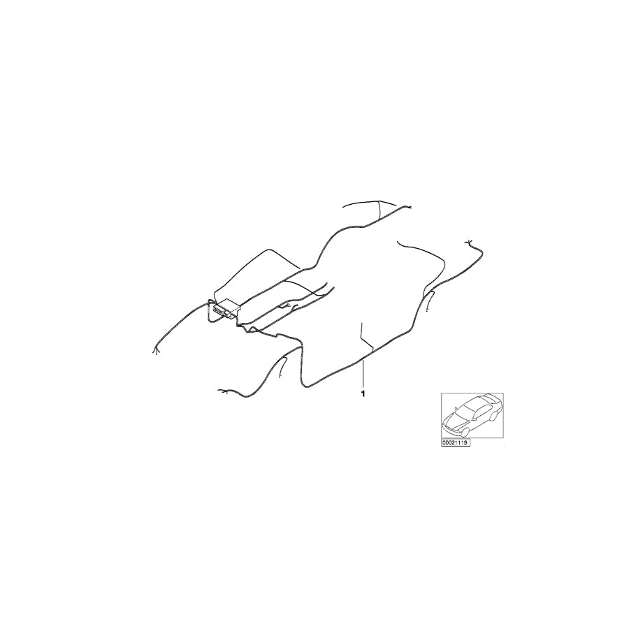 Genuine BMW 61112210055 E61 Main Wiring Harness, Duplicate (Inc. 525xi, 525xd & 525i) | ML Performance EU Car Parts
