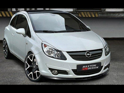 Maxton Design OP-CO-D-FD1T Front Splitter Opel Corsa d | ML Performance UK Car Parts