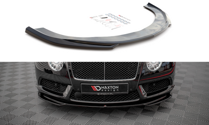 Maxton Design BE-CO-GT-1F-FD2T Front Splitter V.2 Bentley Continental GT V8 S MK2 | ML Performance UK Car Parts
