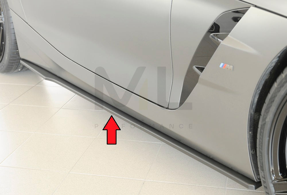 Rieger 00050522 BMW Z4 G4Z/G29 Side Skirt Splitter 1 | ML Performance EU Car Parts