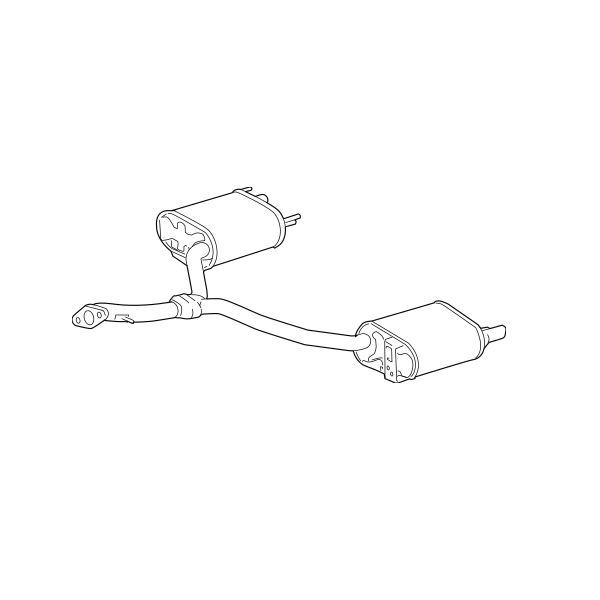 Genuine Lexus 17430-50270 GS300 Phase 3 Exhaust Back Box