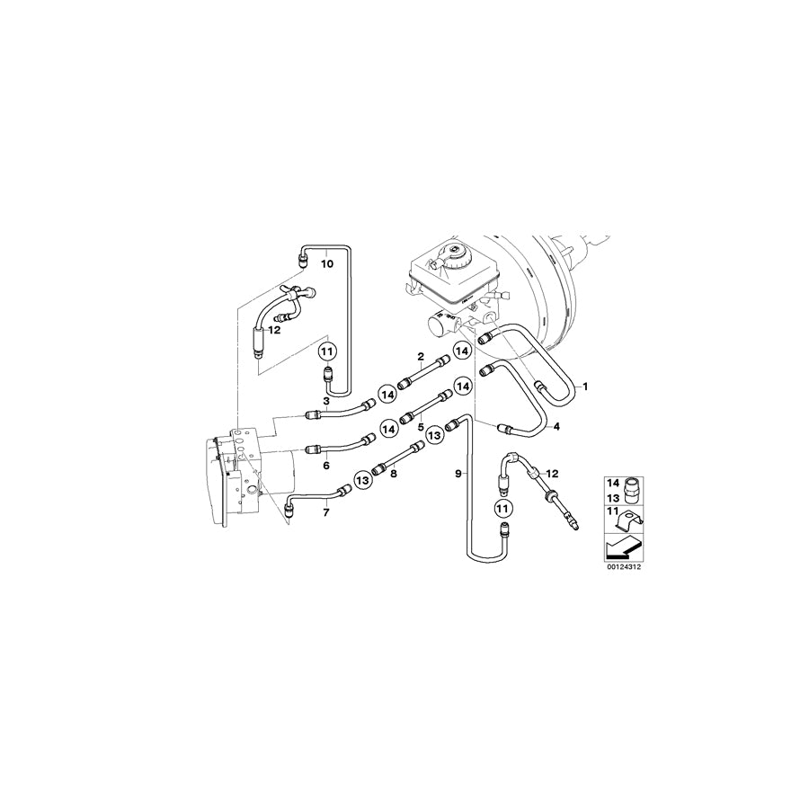 Genuine BMW 34326772529 E63 E60 Pipe (Inc. 520d, 635d & 535i) | ML Performance EU