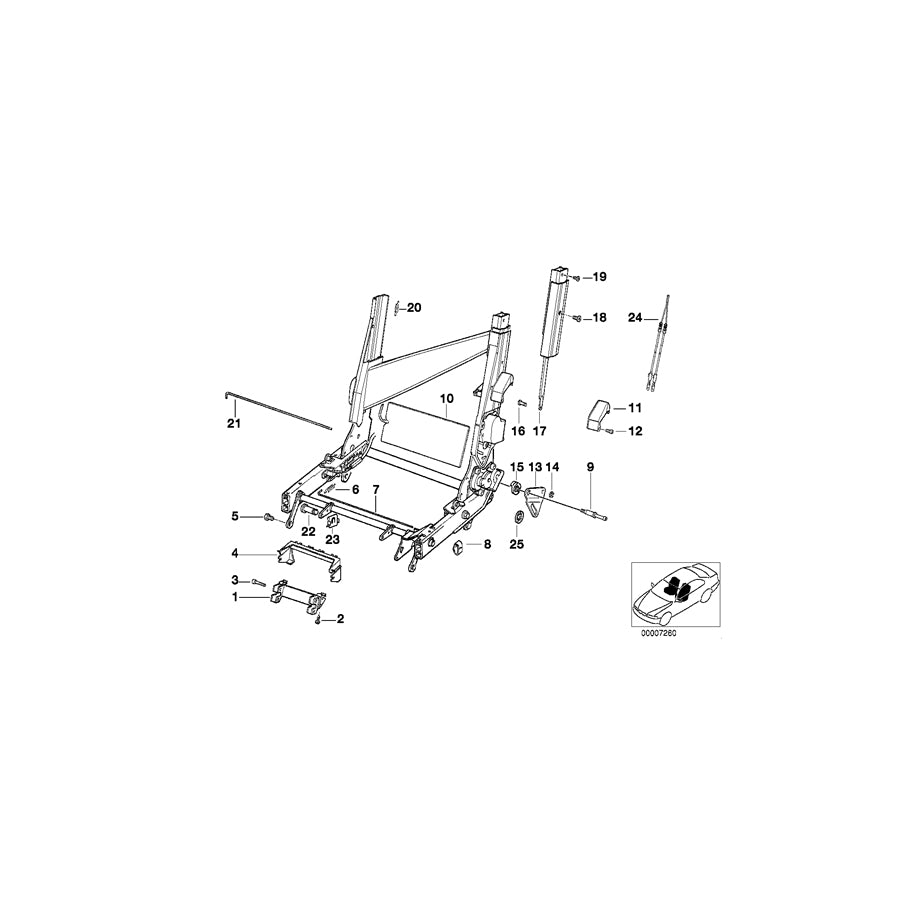 Genuine BMW 52108152276 E31 Lock Ring (Inc. 850CSi, 850Ci & 840Ci) | ML Performance EU Car Parts