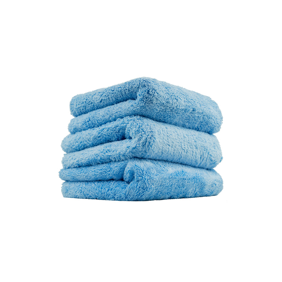 Chemical Guys Happy Ending Edgeless Microfiber Towels, 16"x16" (3 Pack) Blue | ML Performance EU Car Parts