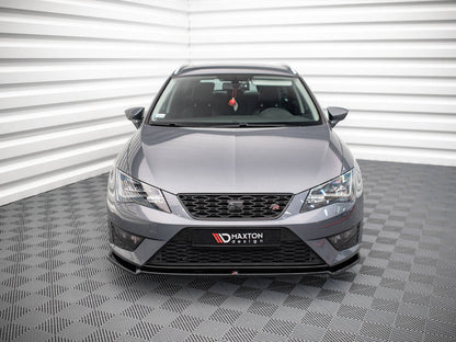 Maxton Design Seat Leon Fr / Cupra MK3 (2012-2016) Front Splitter V.2